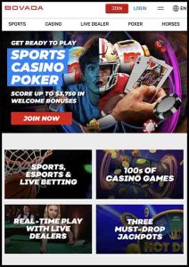 Bovada screenshot